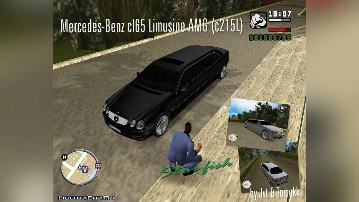 Mercedes CL65 AMG Limousine / GTA Vice City