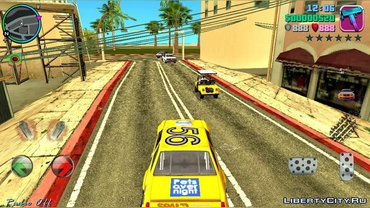 Редкие машины на дороге V 0.1 / GTA Vice City (iOS, Android)