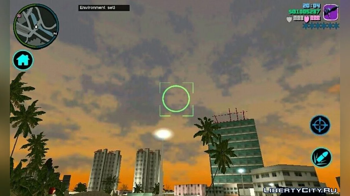 Реалистичное небо (Skybox) / GTA Vice City (iOS, Android)