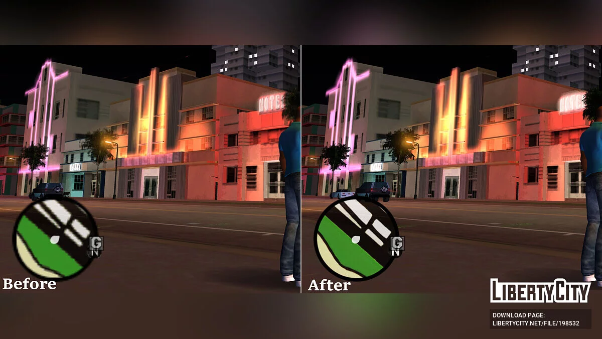 Улучшенный HD-интерфейс GTA Vice City Stories (для PPSSPP) / GTA Vice City Stories