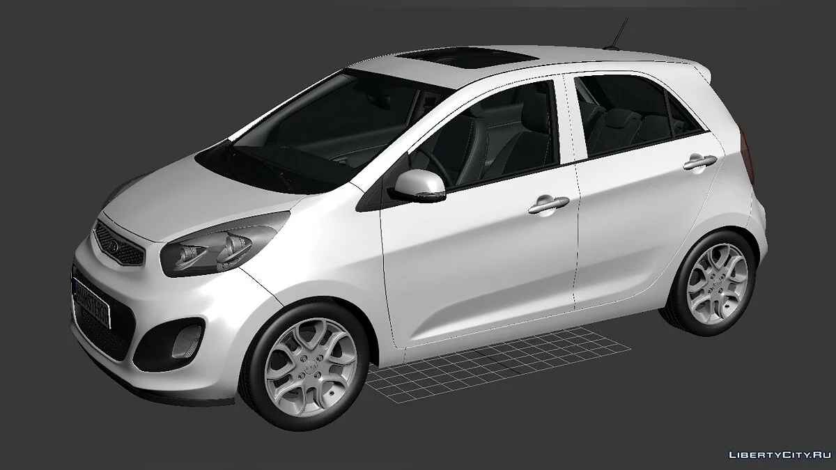 3D Models Kia Picanto 2012 / Файлы для модмейкеров