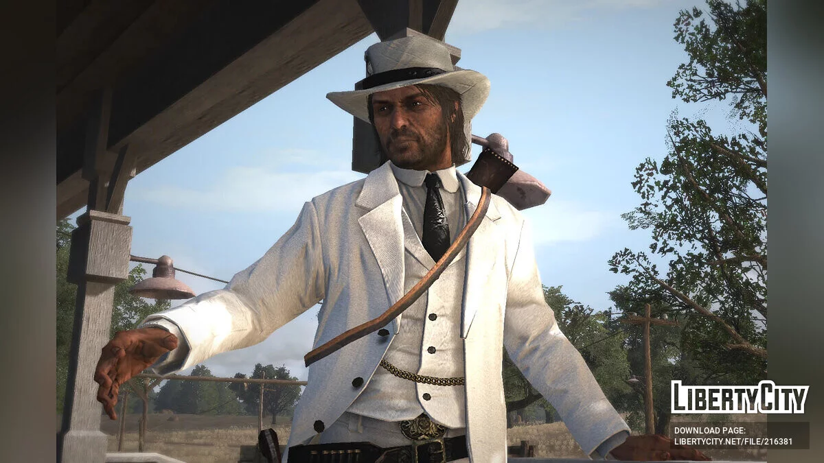 Белый элегантный костюм / Red Dead Redemption