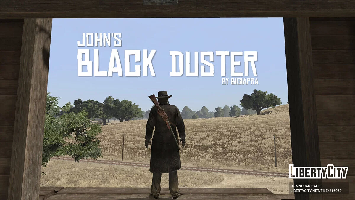 Черное пыльное пальто Джона / Red Dead Redemption