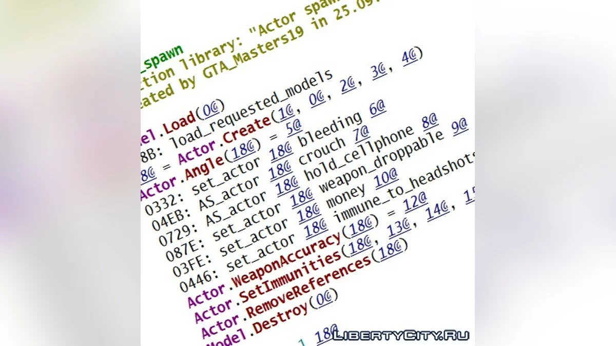 Полезные функции и константы для разработчиков модов на CLEO / Файлы для модмейкеров