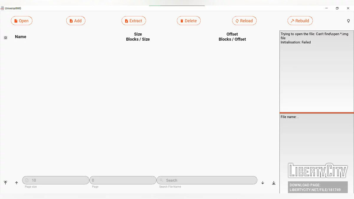 Universal IMG - Открытие и изменение .img файлов / Файлы для модмейкеров