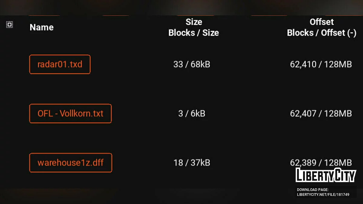 Universal IMG - Открытие и изменение .img файлов / Файлы для модмейкеров