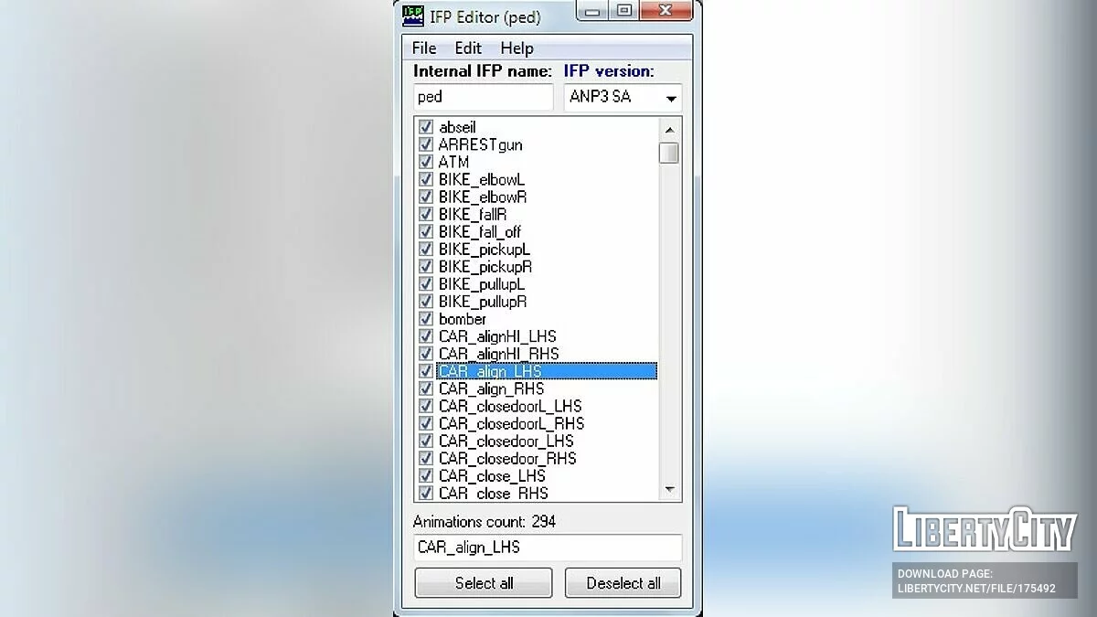 IFP Editor / Файлы для модмейкеров