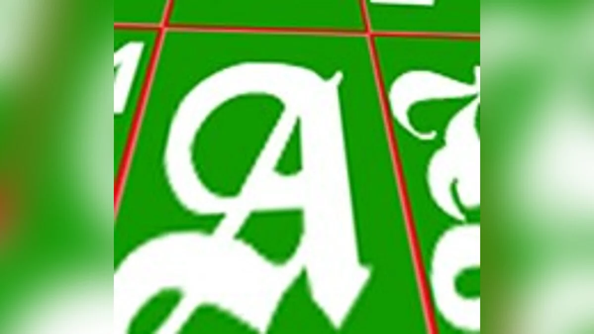 Fonts template 1.0 / Файлы для модмейкеров
