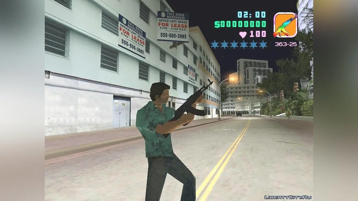 АК-47 из WARFACE для GTA-VC / GTA Vice City