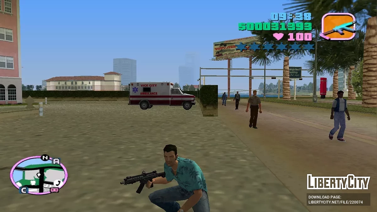 HBRa3 из Call of Duty: Advanced Warfare / GTA Vice City